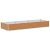vidaXL Arriate elevado 290 x 100 x 36 cm Acero Galvanizado