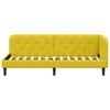 vidaXL Estructura de cama en esquina Amarillo 80 x 200 cm Terciopelo