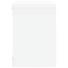 vidaXL Estantes de cubo de pared 6 uds blanco roble 22x15x22 cm