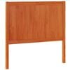 vidaXL Cabecero de cama madera maciza de pino marr&oacute;n cera 100 cm