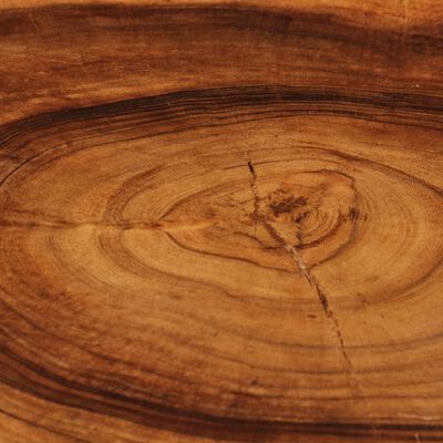 vidaXL Mesa de centro de madera de acacia maciza 60x55x25 cm