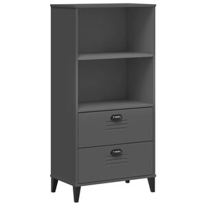 vidaXL Librer&iacute;a VIKEN madera de ingenier&iacute;a gris antracita 60x35x123 cm