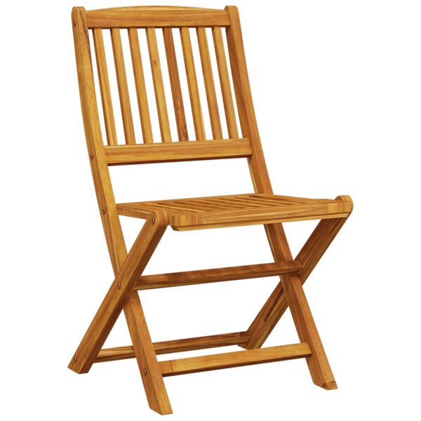 vidaXL Juego comedor de jard&iacute;n 9 pzas madera maciza acacia 180x90x75cm