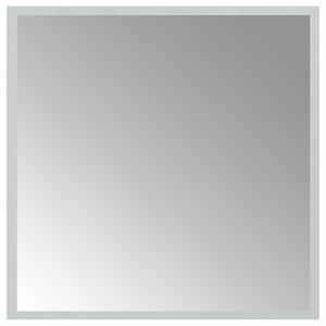 vidaXL Espejo de ba&ntilde;o LED Transparente 50 x 50 cm vidrio templado