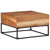 vidaXL Mesa de centro madera maciza de acacia 68x68x41 cm