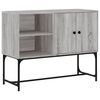 vidaXL Aparador de madera de ingenier&iacute;a gris Sonoma 100x40x79,5 cm