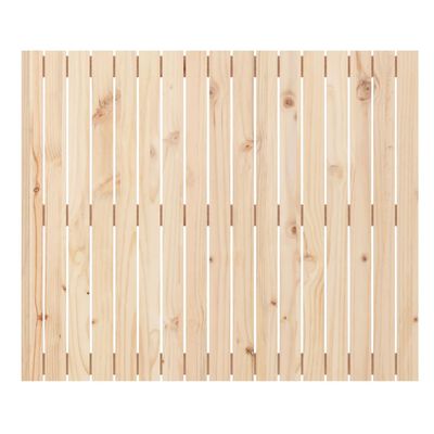 vidaXL Cabecero de cama de pared madera maciza de pino 108x3x90 cm