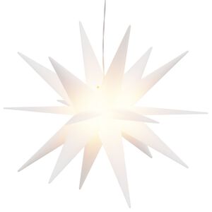 vidaXL L&aacute;mpara de Navidad con LED plegable blanca 43 cm