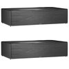 vidaXL Fundas muebles jard&iacute;n 2 uds 12 ojales rectangular 315x180x75 cm