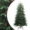 vidaXL &Aacute;rbol de Navidad artificial con ramas articuladas 120 cm acero