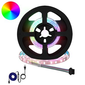 vidaXL Tira LED 2 uds. Negro y Transparente Cobre y pl&aacute;stico