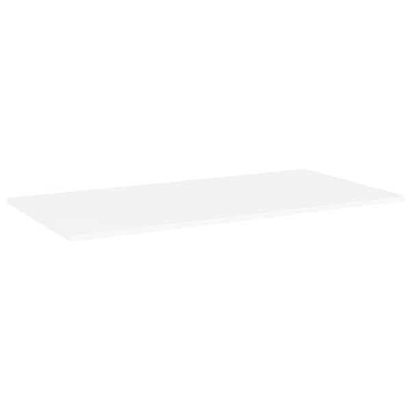 vidaXL Estantes para estantería 4 uds contrachapada blanco 80x20x1,5cm
