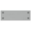 vidaXL Pizarra magn&eacute;tica de pared vidrio templado blanco 80x30 cm