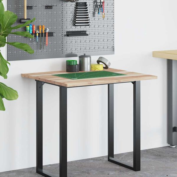 vidaXL Tablero escritorio madera maciza acacia sin tratar 100x60x2 cm