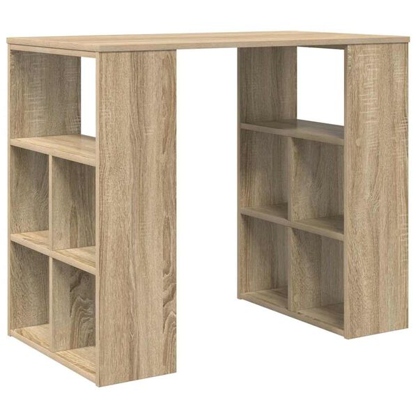 vidaXL Escritorio Roble Sonoma 90 x 50 x 75 cm Madera contrachapada
