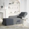vidaXL Chaise longue respaldo reposabrazos derecho terciopelo