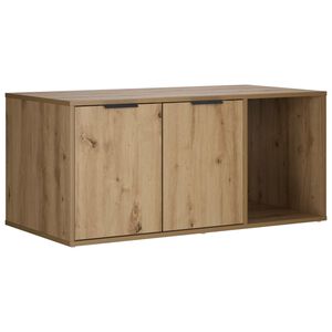 vidaXL Mueble Transport&iacute;n para Gatos Roble artisan 100 x 49 x 45 cm