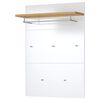 Germania Perchero panel GW-Rimini GW-Frisco 75x30x110cm roble y blanco