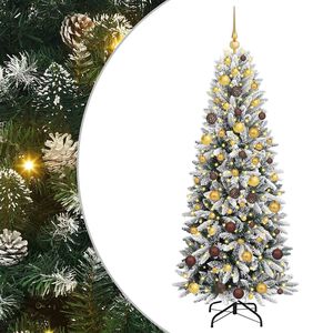 vidaXL &Aacute;rbol de Navidad artificial Blanco 180 cm