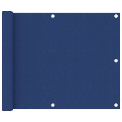 vidaXL Toldo para balcón de tela oxford azul 75x300 cm