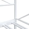 vidaXL Div&aacute;n con nido sin colch&oacute;n blanco 80x200 cm acero