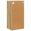 vidaXL Mueble colgante Roble artesanal 40 x 29,5 x 80 cm