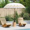 vidaXL Parasol Balinés Crema 215 x 215 x 260 cm Algodón