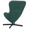 vidaXL Sill&oacute;n huevo Verde oscuro 63 x 73 x 90 cm Terciopelo
