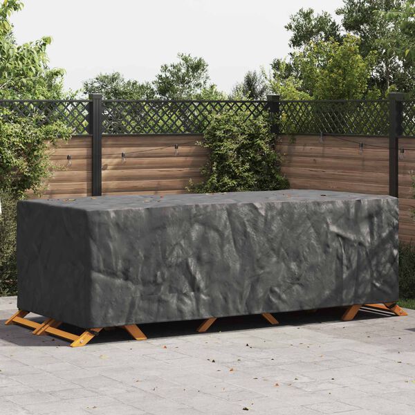 vidaXL Funda para muebles Liso Negro 300 x 140 x 90 cm 210D