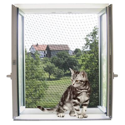 Kerbl Red de seguridad para gatos transparente 4x3 m