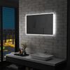 vidaXL Espejo de pared de ba&ntilde;o con LED 100x60 cm