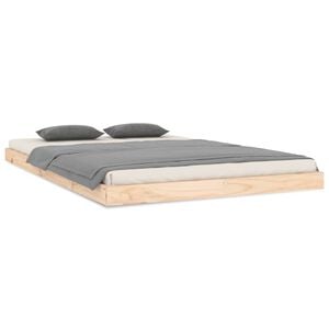 vidaXL Estructura de cama sin colchón madera de pino maciza 120x200 cm