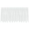 vidaXL Cortina de Encaje Blanco 100 x 300 cm Poli&eacute;ster