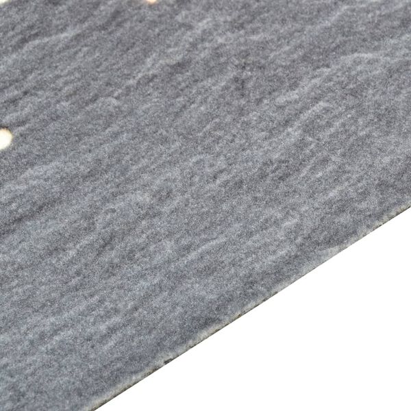 vidaXL Alfombra de cocina lavable Pepper 60x300 cm