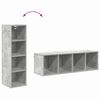 vidaXL Mueble colgante Gris Concreto 30 x 29,5 x 100 cm