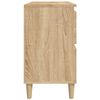 vidaXL Armario de lavabo madera contrachapada roble Sonoma 80x33x60 cm
