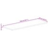 vidaXL Tablero mesa rectangular madera maciza reciclada 140x60x2,5 cm