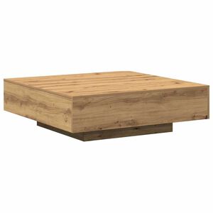 vidaXL Mesa de Caf&eacute; Roble artisan 100 x 100 x 31 cm