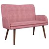 vidaXL Sof&aacute; de 2 Plazas Rosa 115 x 61 x 87 cm PWNED_BY_LORD666_YWH