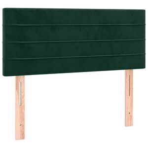 vidaXL Cabecero de terciopelo verde oscuro 80x5x78/88 cm