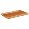 vidaXL Tablero de mesa rectangular borde natural acacia 50x40x3,8 cm
