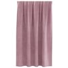 vidaXL Cortinas opacas 2 pcs Rosa Oscuro 140 x 140 cm Terciopelo