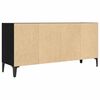vidaXL Conjunto de mueble de TV Negro 103,5 x 30 x 50 cm