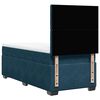 vidaXL Cama box spring con colch&oacute;n terciopelo azul 100x200 cm