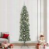 vidaXL &Aacute;rbol Navide&ntilde;o Artificial Delgado con 300 LED Verde y 240 cm