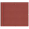 vidaXL Biombo para balc&oacute;n color terracota, 90 x 700 cm, 100 % poli&eacute;ster Oxford