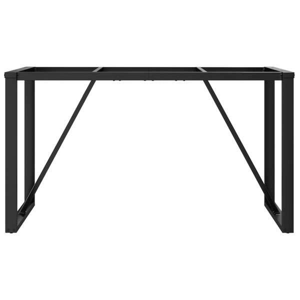 vidaXL Patas de mesa de comedor estructura O acero 120x60x73 cm