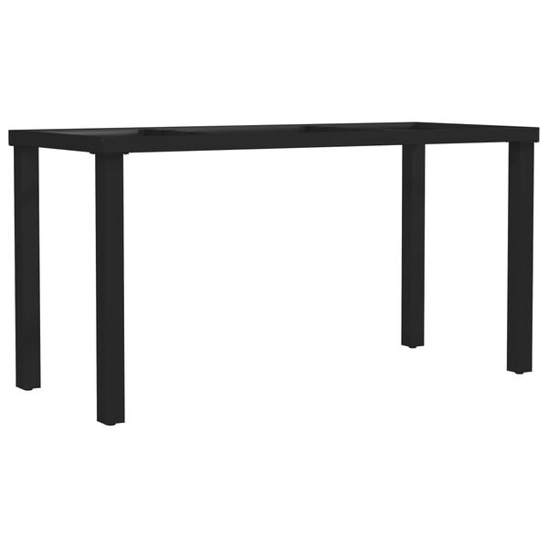 vidaXL Patas y estructura de mesa de comedor rectas 160x70x72 cm