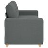 vidaXL Sof&aacute; Loveseat gris oscuro 180x77x82 cm de tela