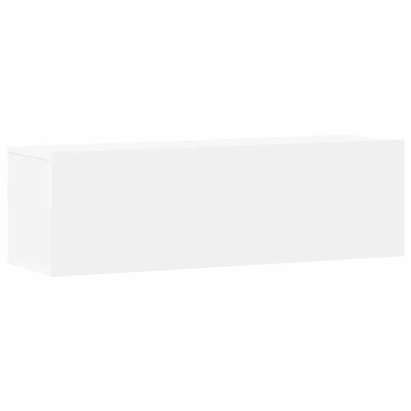 vidaXL Set de muebles de TV 3 piezas madera contrachapada blanco